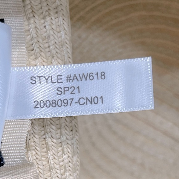 J.Crew Packable hat with leopard ribbon M/L vacation beach preppy resort wear - Picture 6 of 7